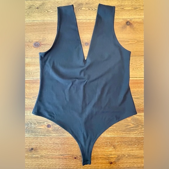 Free People Intimately | Keep It Sleek Bodysuit | Black | Thong | Women’s XL - Picture 1 of 3